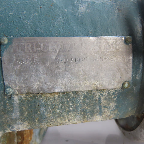 Tri-Clover C216MD18T-S-5-36 5HP SS Sanitary Centrifugal Pump 230/460V 3Ph