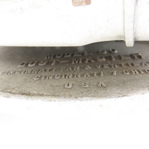 Cincinnati Fan Dust-Master Model 50 1/2HP Dust Collector Top 115/208-230V 1Ph