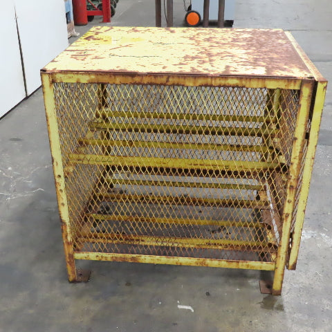 2 Shelf Forklift LP Bottle Storage Cage 36" Deep x 31" x 37" Tall