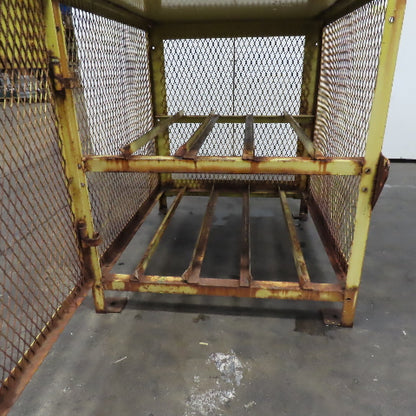2 Shelf Forklift LP Bottle Storage Cage 36" Deep x 31" x 37" Tall