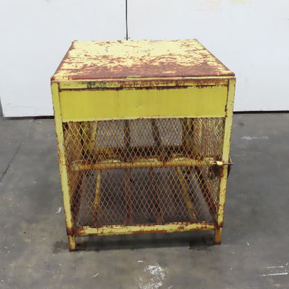 2 Shelf Forklift LP Bottle Storage Cage 36" Deep x 31" x 37" Tall