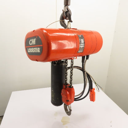 CM Lodestar Model R 2Ton 4000LB Electric Chain Hoist 10' Lift 8FPM 230/460 3Ph