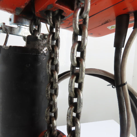 CM Lodestar Model R 2Ton 4000LB Electric Chain Hoist 10' Lift 8FPM 230/460 3Ph