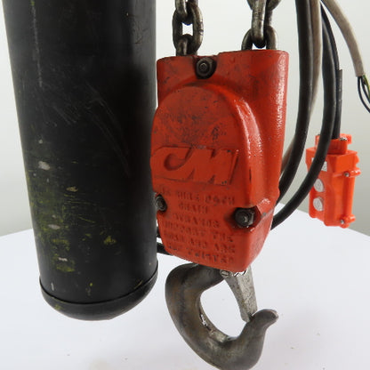 CM Lodestar Model R 2Ton 4000LB Electric Chain Hoist 10' Lift 8FPM 230/460 3Ph