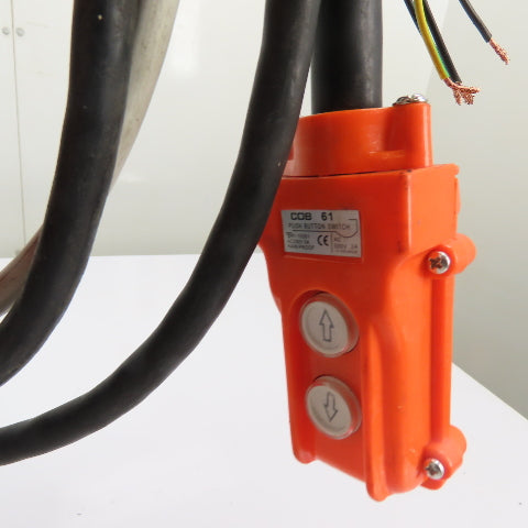 CM Lodestar Model R 2Ton 4000LB Electric Chain Hoist 10' Lift 8FPM 230/460 3Ph