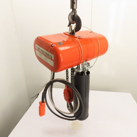 CM Lodestar Model R 2Ton 4000LB Electric Chain Hoist 10' Lift 8FPM 230/460 3Ph