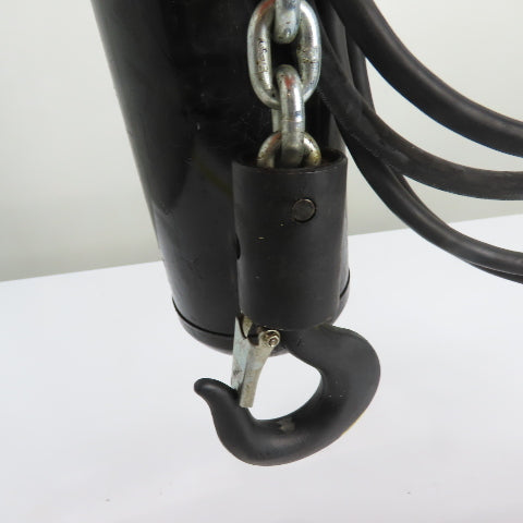 CM Lodestar Model L 1 Ton 2000LB Electric Chain Hoist 16FPM 15'Lift 3Ph 230/460V