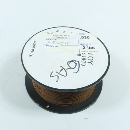 .030 ER70S-6 Mild Steel MIG Welding Wire 2lb Spool