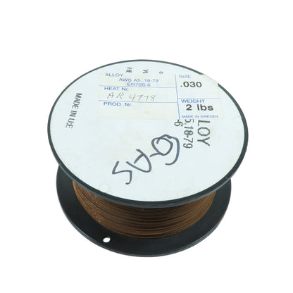 .030 ER70S-6 Mild Steel MIG Welding Wire 2lb Spool