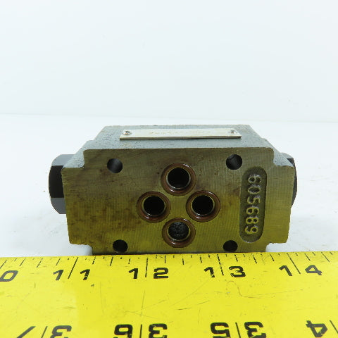 Hydro Norma Z2S6-1-60/V Pilot Operated Hydraulic Check Valve Sandwich Plate