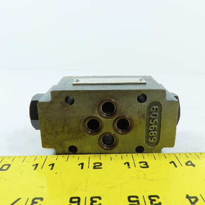 Hydro Norma Z2S6-1-60/V Pilot Operated Hydraulic Check Valve Sandwich Plate
