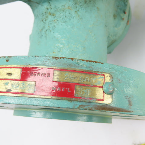 Copes-Vulcan Model 0A 2-1/2" Flanged Pneumatic Valve