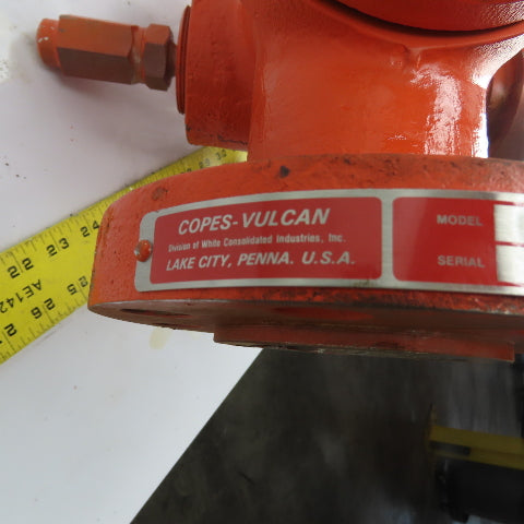 Copes-Vulcan DA-SW 2-1/2" Flanged Pneumatic Valve 600#