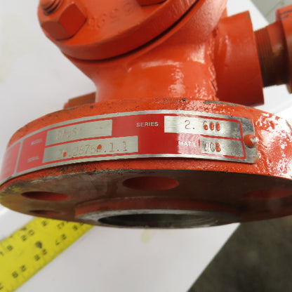 Copes-Vulcan DA-SW 2-1/2" Flanged Pneumatic Valve 600#