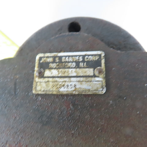 John S. Barnes 2386258 MBD-5008 24V DC Hydraulic Gear Pump Motor Assembly