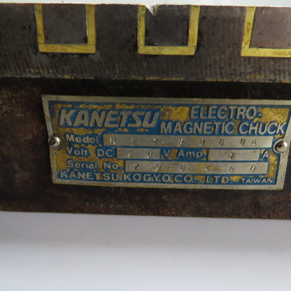 Kanetsu KET-3060A 12" x 24" Electro-Magnetic Chuck 90VDC