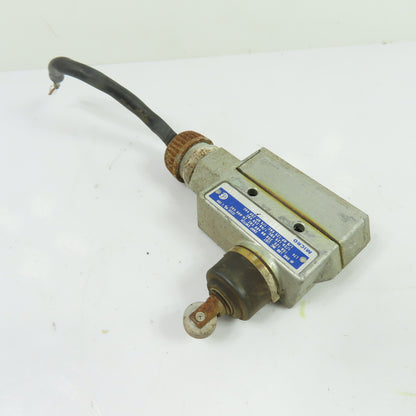 Micro Switch BZE6-2RN80 15A SPDT Roller Plunger Limit Switch 600VAC