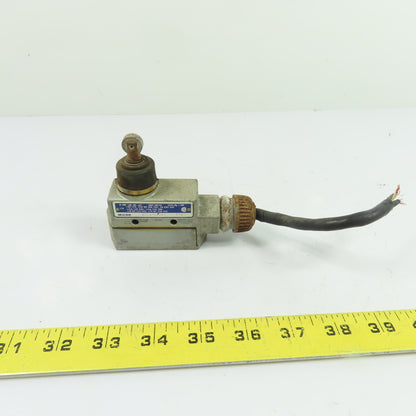 Micro Switch BZE6-2RN80 15A SPDT Roller Plunger Limit Switch 600VAC