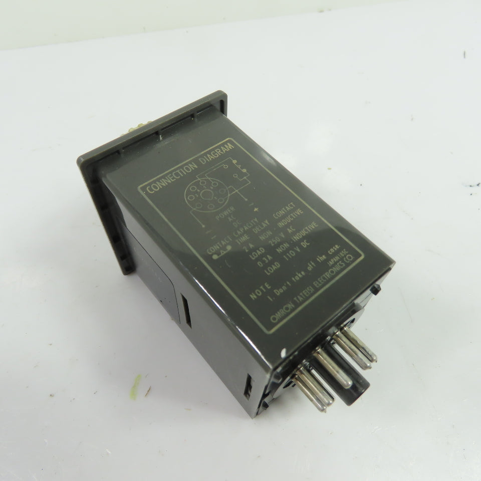 Omron TDL-7 0-5 Second Solid State Time Delay Relay 220VAC