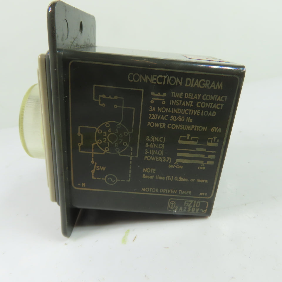 Omron H2A 0-6 Sec Motor Driven Timer Relay 220VAC