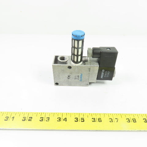 Festo 9964 MFH-3-1/4 3/2-Way Pneumatic Solenoid Valve 24V AC 1.5-8 Bar