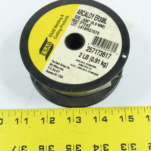 ESAB 257173617 ER308L .035" Stainless Steel MIG Welding Wire Spool 2bs.