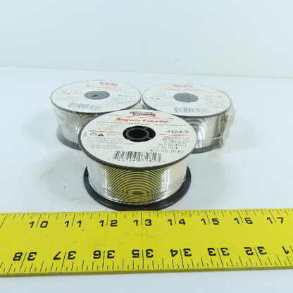 Lincoln Electric KH513 .030" ER4043 Aluminum MIG Welding Wire 1lb Spool Lot/3
