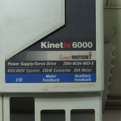 Allen-Bradley 2094-BC04-M03-S Integrated Axis Module Servo Drive 400/460V 28kW