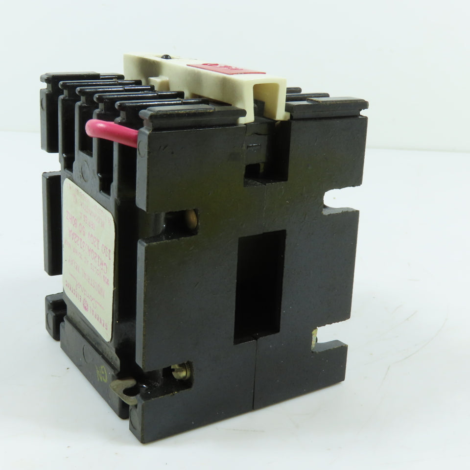 GE CR120A03122AA 3-Pole Industrial Control Relay 110/120V Coil