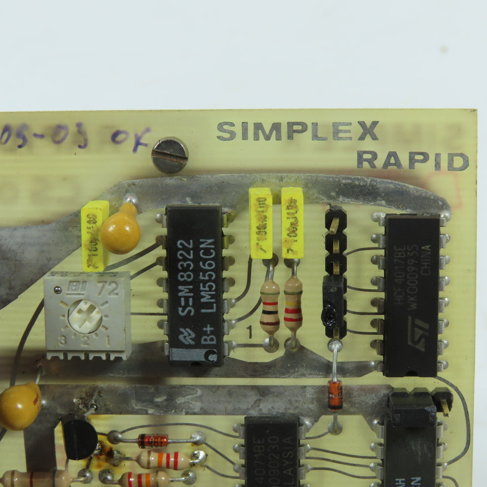 Simplex CFC 101 E CS 021-2 Control PCB Circuit Board Card