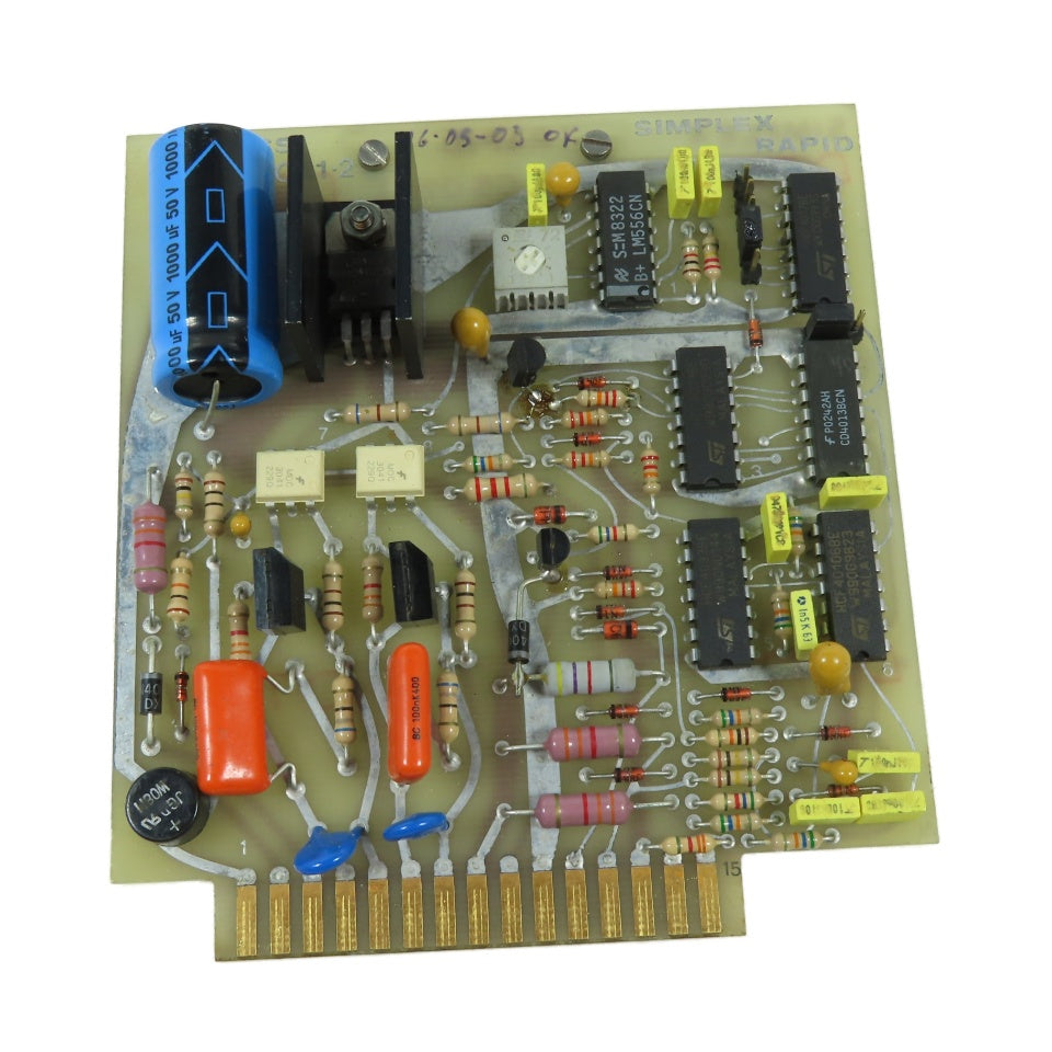 Simplex CFC 101 E CS 021-2 Control PCB Circuit Board Card