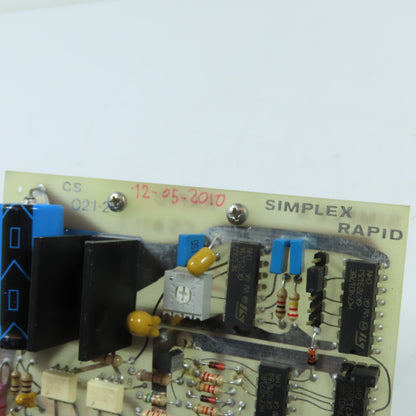Simplex Rapid CS 021-2 CFC 101 E PCB Control Circuit Board Assembly