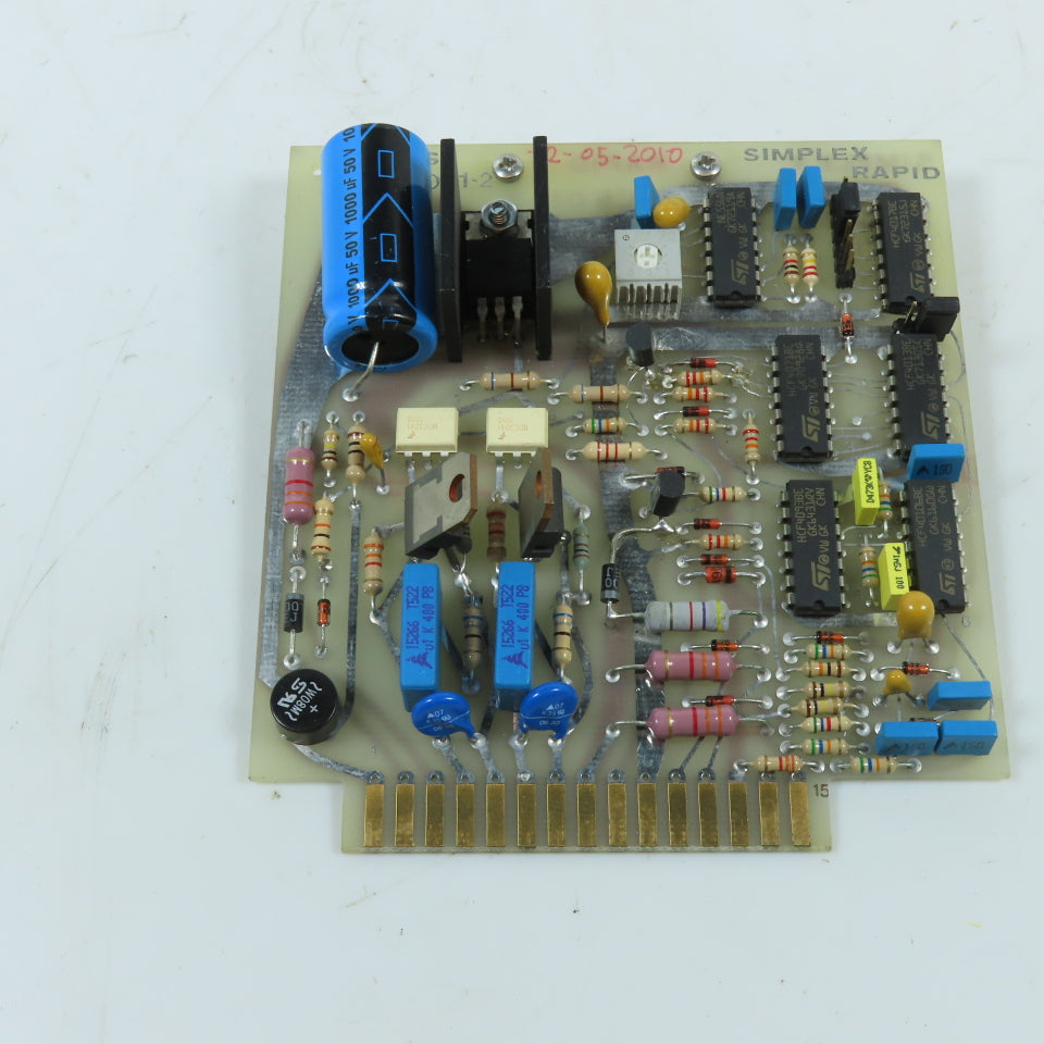 Simplex Rapid CS 021-2 CFC 101 E PCB Control Circuit Board Assembly