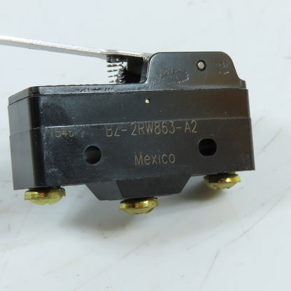Micro Switch BZ-2RW863-A2 15A SPDT Long Lever Snap Action Micro Switch 480VAC