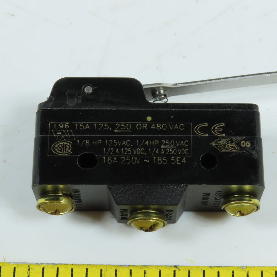 Micro Switch BZ-2RW863-A2 15A SPDT Long Lever Snap Action Micro Switch 480VAC
