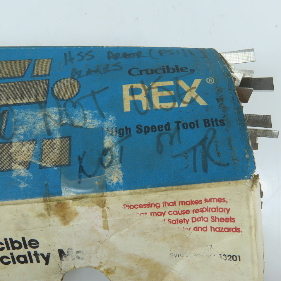 Crucible Rex N/A HSS Lathe Tool Bit Blanks 0.274 x 0.156 x 5" Long 7.4Lbs.