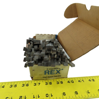 Crucible Rex N/A HSS Lathe Tool Bit Blanks 0.274 x 0.156 x 5" Long 7.4Lbs.