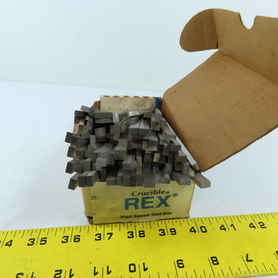 Crucible Rex N/A HSS Lathe Tool Bit Blanks 0.274 x 0.156 x 5" Long 7.4Lbs.