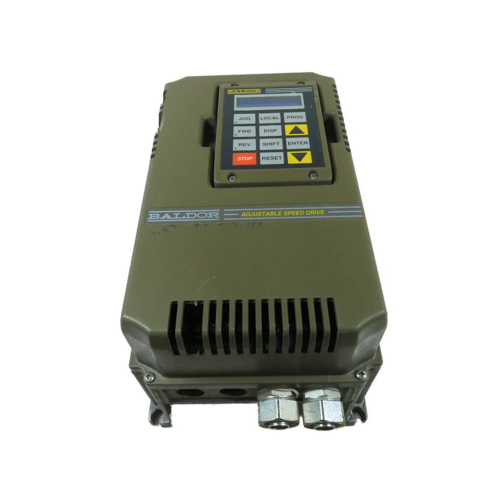 Baldor ID15H202-E 2/3HP AC Adjustable Speed Drive 230VAC 3Ph 0-400Hz Output