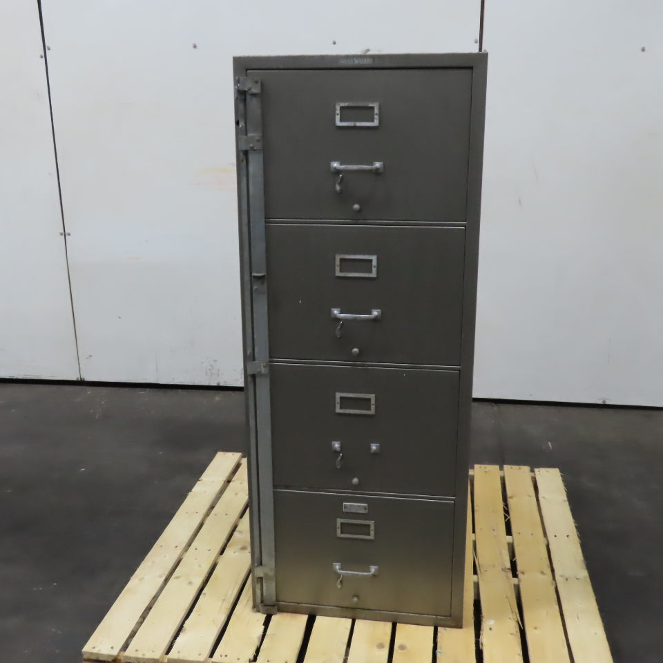 Shaw-Walker N/A 4-Drawer Vertical File Cabinet Fireproof 1-Hour