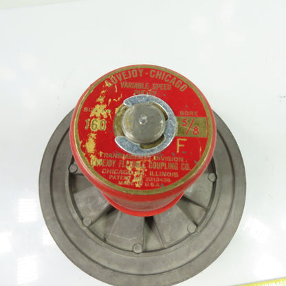 Lovejoy Size No. 160 Variable Speed Drive Pulley 5/8" Bore