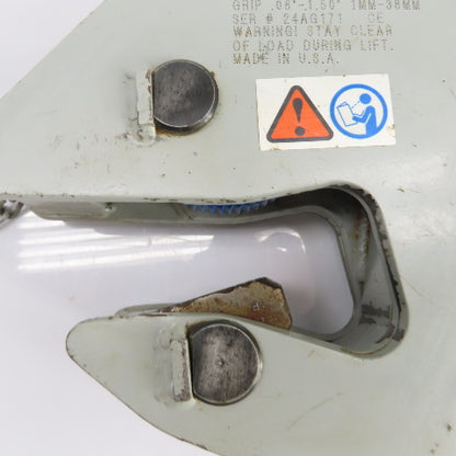 Campbell 11023 LBS Locking E-Style Lifting Clamp .06"-1.50"