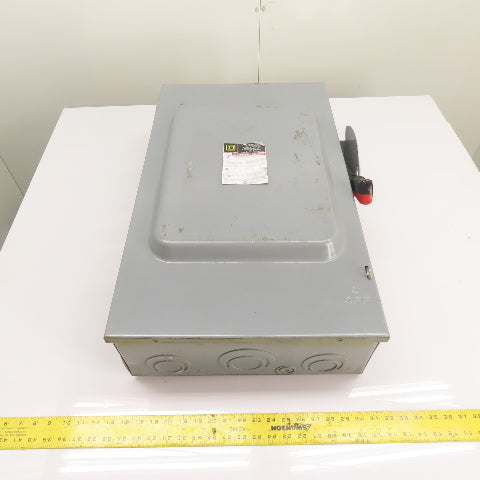 Square D H364 200A 3-Pole Fusible Safety Disconnect Switch 600VAC