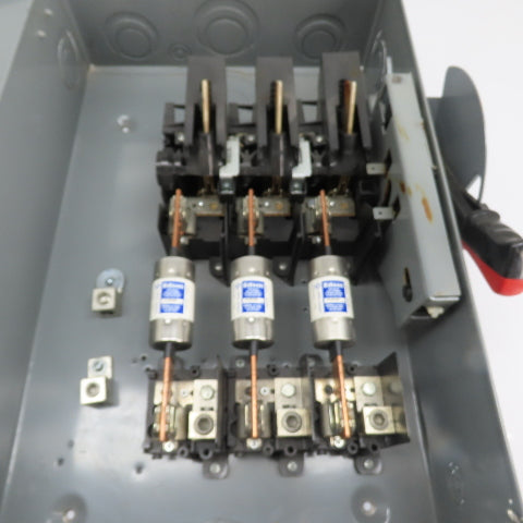 Square D H364 200A 3-Pole Fusible Safety Disconnect Switch 600VAC