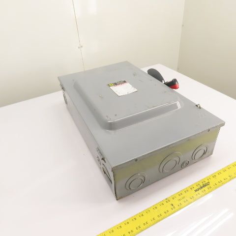 Square D H364 200A 3-Pole Fusible Safety Disconnect Switch 600VAC
