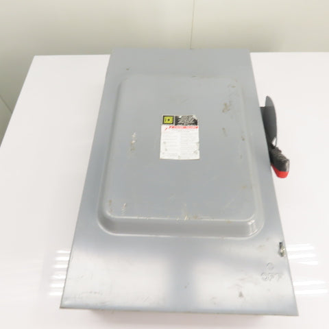 Square D H364 200A 3-Pole Fusible Safety Disconnect Switch 600VAC