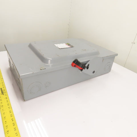 Square D H364 200A 3-Pole Fusible Safety Disconnect Switch 600VAC
