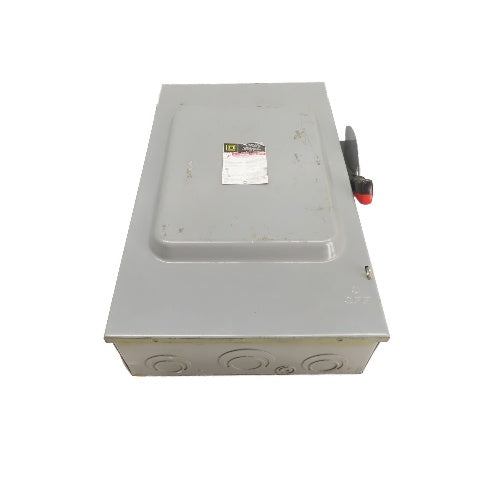 Square D H364 200A 3-Pole Fusible Safety Disconnect Switch 600VAC
