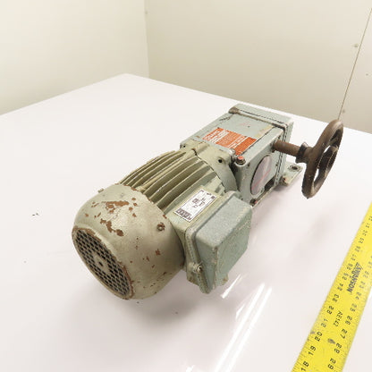 Heynau 5-V1M 3/4HP Variable Speed Gear Motor 230/460V 3Ph (Parts/Repair)