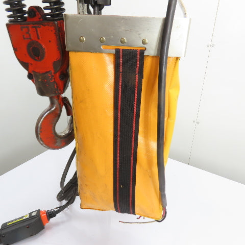 Black Bear YSSD-300 3 Metric Ton Dual Speed Electric Chain Hoist 230V 3Ph 6600lb